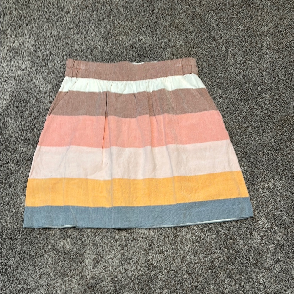 Colorful Striped Women's Skirt